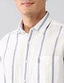 U.S. Polo Assn. Denim Co. Vertical Striped Poplin Regular Fit Shirt