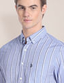 U.S. Polo Assn. Button Down Collar Vertical Stripe Shirt