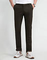 Arrow Sport Slim Fit Printed Trousers