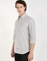 Tommy Hilfiger Striped Slim-Fit Poplin Woven Shirt