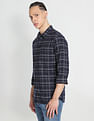 Flying Machine Tartan Check Dobby Shirt
