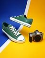 Flying Machine Men Round Toe Washed Cox 2.0 Sneakers