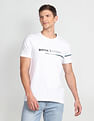 USPA Active Slim Fit Brand Print T-Shirt