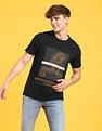Flying Machine Graphic Print Cotton T-Shirt