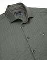 Tommy Hilfiger Self-Design Slim-Fit Cotton Shirt