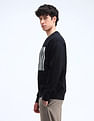 Flying Machine Relaxed Fit Printed Sweatshirt