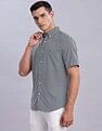 Tommy Hilfiger Mens Navy Geometric Shirt