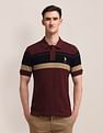 U.S. Polo Assn. Horizontal Striped Slim Fit Polo Shirt