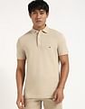 Tommy Hilfiger Solid Slim-Fit Cotton Polo Shirt